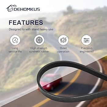 Amazon.com: DEHOMKUS 12626076 V-Ribbed Serpentine Belt with